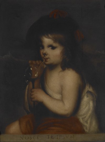 シャボン玉を吹く少年（キャンバスに油彩） 作： Bartolomé Esteban Murillo