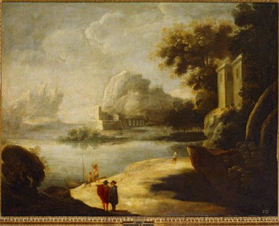 風景...（キャンバスに油彩） 作： Bartolomé Esteban Murillo