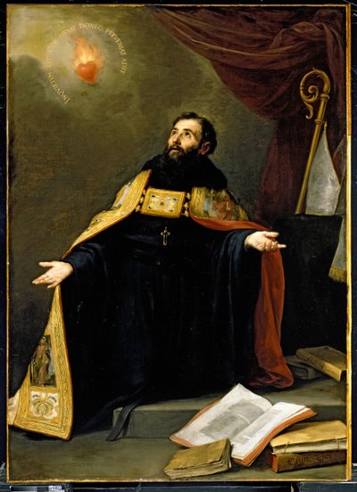 エクスタシーの聖アウグスティヌス 作： Bartolomé Esteban Murillo
