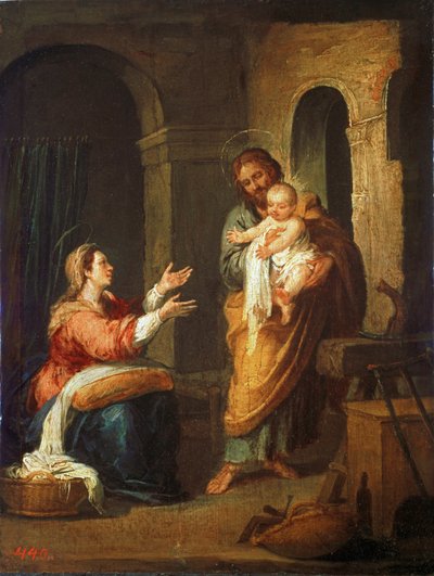 聖家族（キャンバスペインティング） 作： Bartolome Esteban Murillo