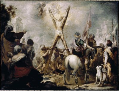 聖アンドレの殉教」。(油彩・キャンバス 作： Bartolomé Esteban Murillo