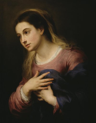 「受胎告知の聖母」 作： Bartolomé Esteban Murillo