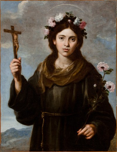 ヴィテルボの聖ローザ（1233-51） 作： Bartolome Esteban school of Murillo