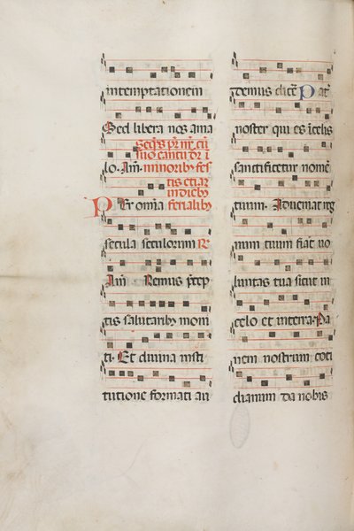 Missale：Fol。 189v：さまざまな祈りのための音楽、1469年。 作： Bartolomeo Caporali