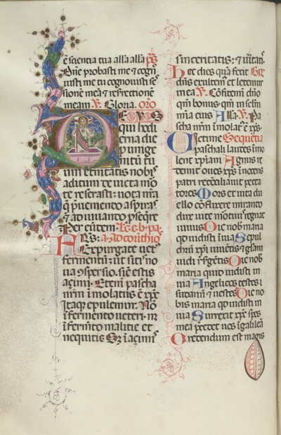 Missale：Fol。 192v：キリストの復活、1469年。 作： Bartolomeo Caporali