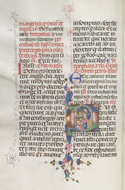 Missale：Fol。 30v：マギの礼拝、1469年。 作： Bartolomeo Caporali
