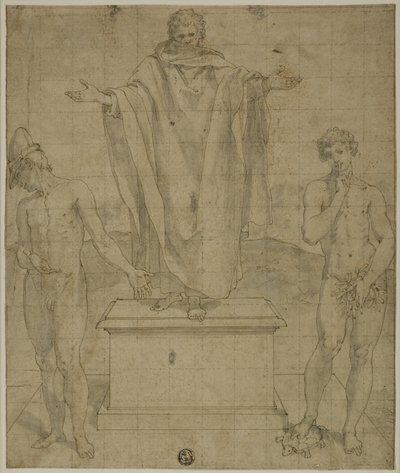 信仰と沈黙の寓意のための研究 作： Bartolomeo Cesi