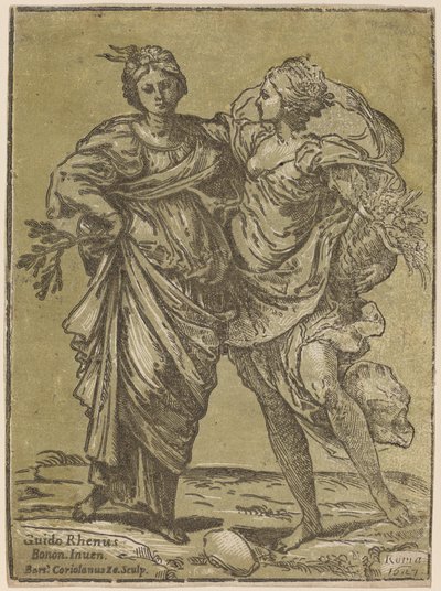 平和と豊かさの同盟 作： Bartolomeo Coriolano after Guido Reni