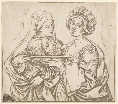 ヘロディアスとサロメ 作： Bartolomeo Coriolano after Guido Reni
