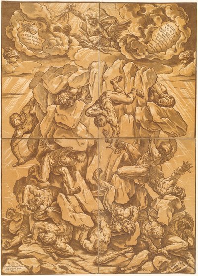 巨人の陥落 作： Bartolomeo Coriolano after Guido Reni