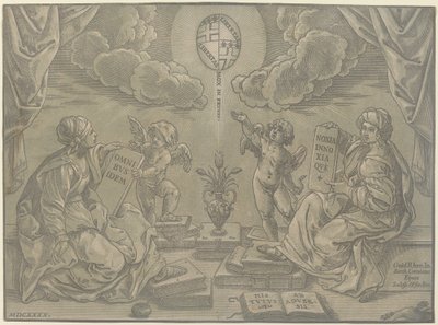 定説 作： Bartolomeo Coriolano after Guido Reni