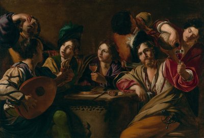 酒と音楽の宴 作： Bartolomeo Manfredi