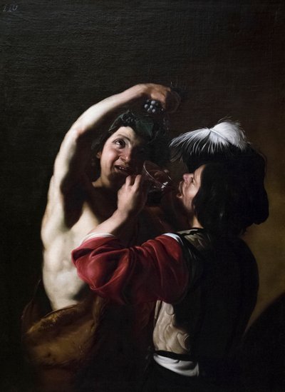 Baco e um bebedor 作： Bartolomeo Manfredi