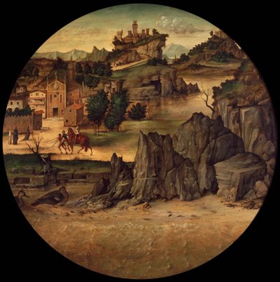 城のある風景 作： バルトロメオ・モンターニャ