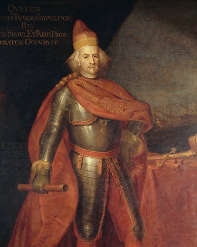 ペロポネシアクスとして知られるドージェ フランチェスコ モロシーニ (1619-1694) の肖像画、バルトロメオ ナザーリ (1699-1758) 作、詳細 作： Bartolomeo Nazzari