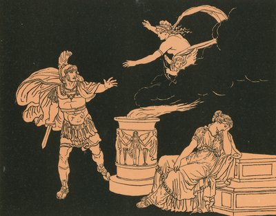 アイネイアスとヘレン 作： Bartolomeo Pinelli