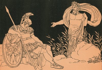 アエネアスとテヴェレ 作： Bartolomeo Pinelli