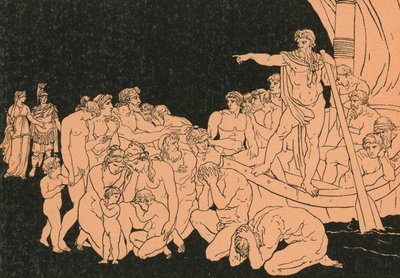 カロンと幽霊 作： Bartolomeo Pinelli