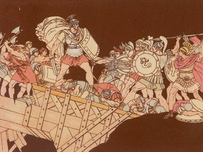 橋のホラティウス 作： Bartolomeo Pinelli