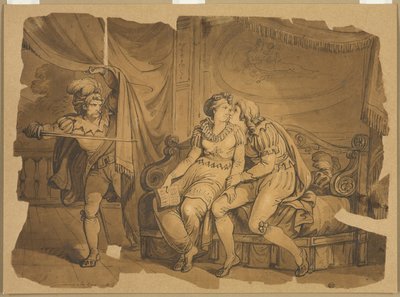 パオロとフランチェスカ 作： Bartolomeo Pinelli