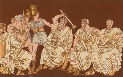 ガリアと上院議員 作： Bartolomeo Pinelli