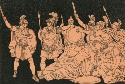 アルマとガラエサスの遺体をめぐるターン 作： Bartolomeo Pinelli