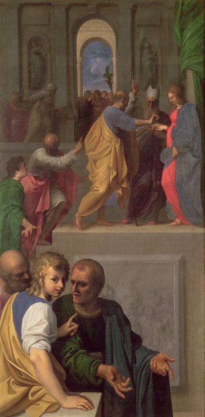 聖母の結婚 作： Bartolomeo Schedoni