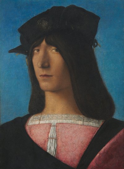 男の肖像c。 1510年代。 作： Bartolomeo Veneto