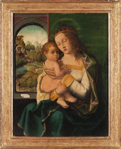 聖母子、1516年。 作： Bartolomeo Veneto