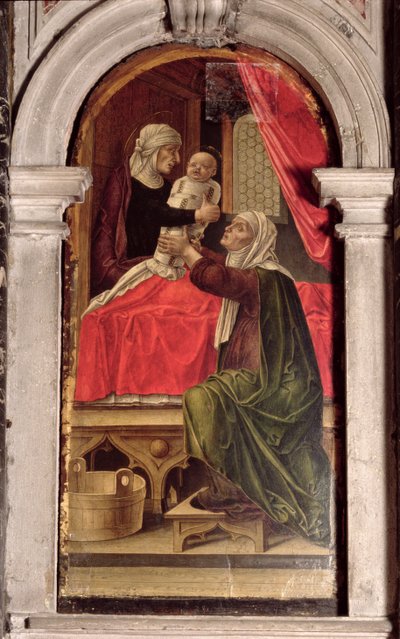 ミセリコルディアのマドンナの三連祭壇画、1473年 作： Bartolomeo Vivarini