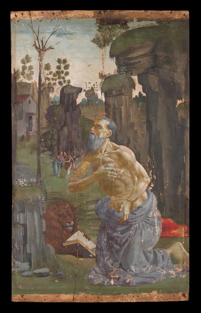 聖ヒエロニムスの苦行 作： Bartolomeo di Giovanni