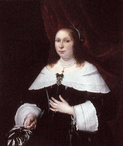 黒衣の女」1640年頃（油彩・キャンバス） 作： Bartolomeus van der Helst