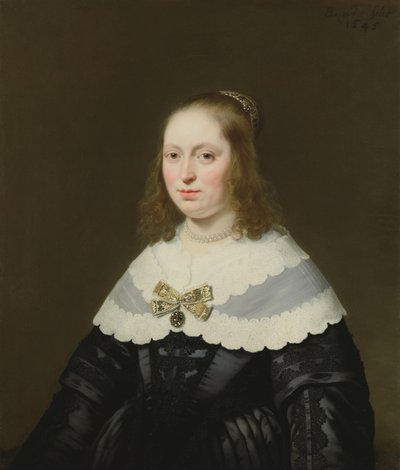 バルタザール・コイマンズの妻、ソフィア・トリップの肖像 作： Bartolomeus van der Helst