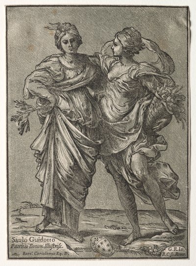 平和と豊かさの同盟、1642年。 作： Bartolommeo Coriolano