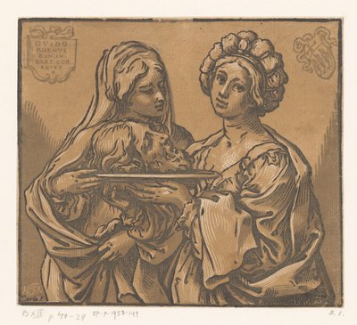 洗礼者ヨハネの首を持つヘロデヤとサロメ 作： Bartolommeo Coriolano