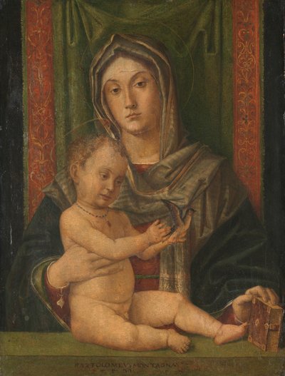 聖母子 作： Bartolommeo Montagna (workshop of)