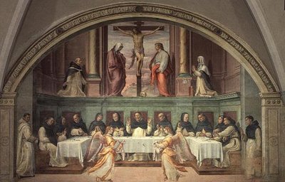 サンマルコ食堂のはりつけ 作： Bartolommeo Sogliani