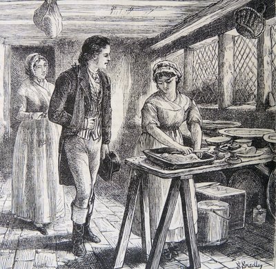Hetty Sorrel、1859 作： Basil Bradley