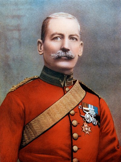 JBBディクソン少将、南アフリカ陸軍第1騎兵旅団、1902年。 作： Bassano Studio
