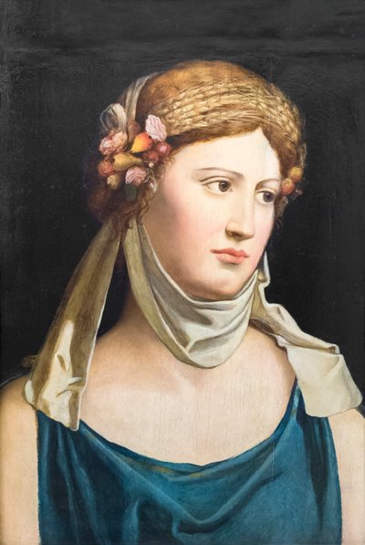 Cerere (Ceres) (キャンバスに油彩) 作： Battista Dossi