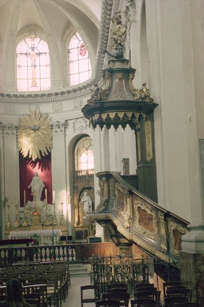 Pulpit of Verity、1749（金箔、木材、寄木細工）とも呼ばれるPulpit（詳細252680および252681も参照） 作： Bavarian school