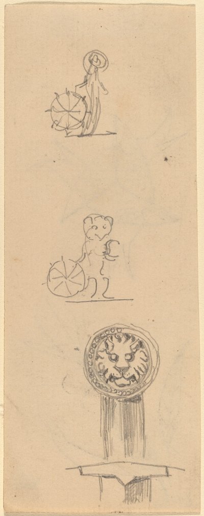 スケッチのシート [直訳] 作： Beatrice Godwin Whistler