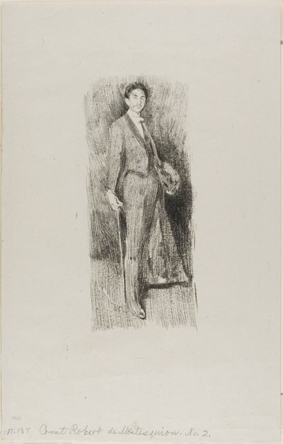 ロベール・ド・モンテスキュー伯爵 作： Beatrix Godwin Whistler
