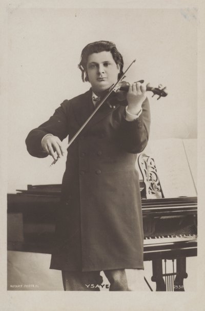 Eugene Ysaye、ベルギーのバイオリニスト、作曲家、指揮者 作： Belgian Photographer