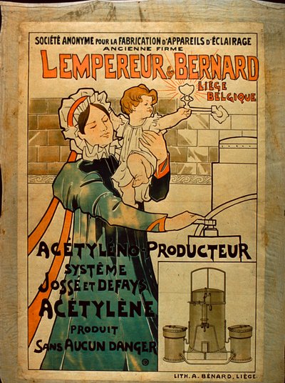 Lempereur＆Bernardアセチレン照明 作： Belgian School