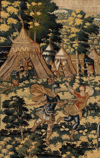 Cyrus II The Greatの物語、1590年頃（タペストリー） 作： Belgian School