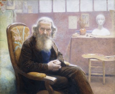 古い芸術家;古い芸術家 作： Belmiro de Almeida