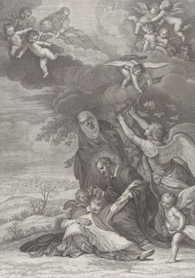聖人の奇跡、1777年 作： Benedetto Eredi