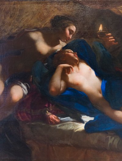 Amor e Psique, detalhe (óleo sobre tela) 作： Benedetto Luti