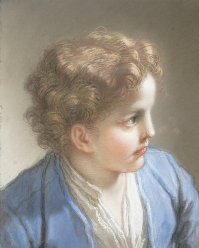 青いジャケットを着た少年の習作、1717年。 作： Benedetto Luti